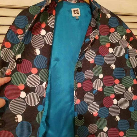 Anne Klein Dot Jacket 8 - Picture 3 of 7